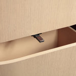 Everett Oak Veneer Nightstand in Natural