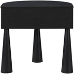 Oasis Acacia Veneer And Solid Wood Night Stand in Black