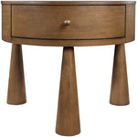 Oasis Acacia Veneer And Solid Wood Night Stand in Brown