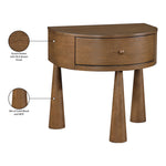 Oasis Acacia Veneer And Solid Wood Night Stand in Brown