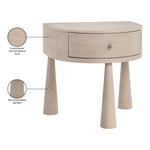 Oasis Acacia Veneer And Solid Wood Night Stand in Natural
