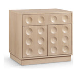 Compass Oak Veneer Nightstand in Natural