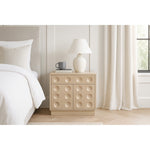 Compass Oak Veneer Nightstand in Natural
