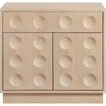 Compass Oak Veneer Nightstand in Natural