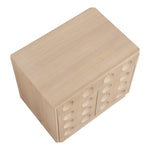 Compass Oak Veneer Nightstand in Natural