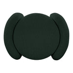 Horizon Boucle Fabric Upholstered Ottoman in Green