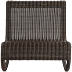 Antigua Wicker Outdoor Patio Rocking Chair in Brown