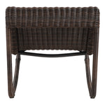 Antigua Wicker Outdoor Patio Rocking Chair in Brown