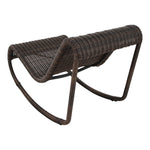 Antigua Wicker Outdoor Patio Rocking Chair in Brown