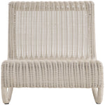 Antigua Wicker Outdoor Patio Rocking Chair in Cream
