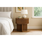 Cortland Acacia Veneer And Solid Wood Night Stand in Brown