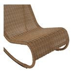 Antigua Wicker Outdoor Patio Rocking Chair in Natural
