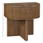 Cortland Acacia Veneer And Solid Wood Night Stand in Brown