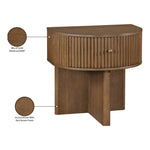 Cortland Acacia Veneer And Solid Wood Night Stand in Brown