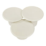 Emara Concrete And Fiberglass 3pc. Indoor / Outdoor Coffee Table in Cream