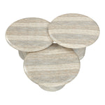 Emara Concrete And Fiberglass 3pc. Indoor / Outdoor Coffee Table in Natural