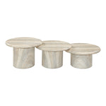 Emara Concrete And Fiberglass 3pc. Indoor / Outdoor Coffee Table in Natural