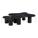 Cove Oak Veneer And Solid Wood 2pc. Coffee Table in Black