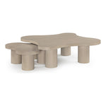 Cove Oak Veneer And Solid Wood 2pc. Coffee Table in Natural