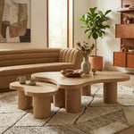 Cove Oak Veneer And Solid Wood 2pc. Coffee Table in Natural