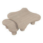 Cove Oak Veneer And Solid Wood 2pc. Coffee Table in Natural