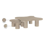 Cove Oak Veneer And Solid Wood 2pc. Coffee Table in Natural