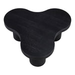 Cove Oak Veneer And Solid Wood Coffee Table in Black