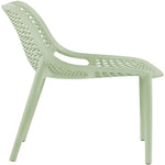 Mykonos Plastic Outdoor Patio Dining Chair (328-) in Mint