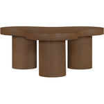 Cove Oak Veneer And Solid Wood Coffee Table in Brown Walnut