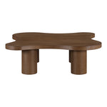 Cove Oak Veneer And Solid Wood Coffee Table in Brown Walnut