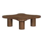Cove Oak Veneer And Solid Wood Coffee Table in Brown Walnut