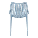Mykonos Plastic Outdoor Patio Dining Chair (328-) in Sky Blue