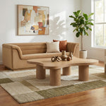 Cove Oak Veneer And Solid Wood Coffee Table in Natural