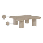 Cove Oak Veneer And Solid Wood Coffee Table in Natural