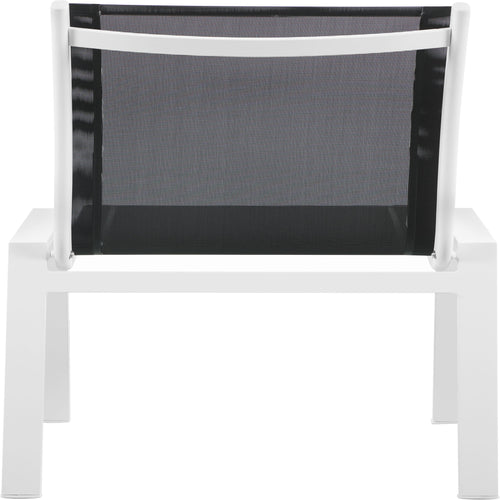 Nizuc Mesh Water Resistant Fabric Outdoor Patio Dining Chair (368-C) in Black