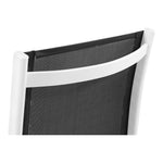 Nizuc Mesh Water Resistant Fabric Outdoor Patio Dining Chair (368-C) in Black