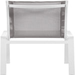 Nizuc Mesh Water Resistant Fabric Outdoor Patio Dining Chair (368-C) in Grey