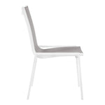 Nizuc Mesh Water Resistant Fabric Outdoor Patio Dining Chair (368-C) in Grey