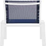 Nizuc Mesh Water Resistant Fabric Outdoor Patio Dining Chair (368-C) in Navy