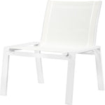 Nizuc Mesh Water Resistant Fabric Outdoor Patio Dining Chair (368-C) in White