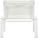 Nizuc Mesh Water Resistant Fabric Outdoor Patio Dining Chair (368-C) in White