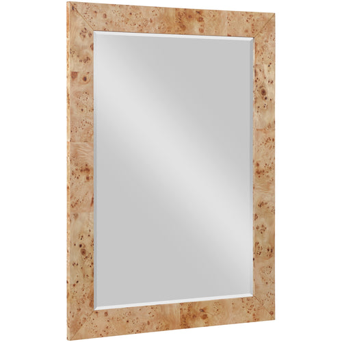 Cresthill Burl Wood Frame Mirror in Natural