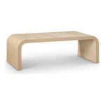 Cresthill Oak Wood Coffee Table in White