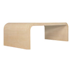Cresthill Oak Wood Coffee Table in White