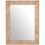Cresthill Oak Wood Frame Mirror in White