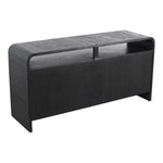 Cresthill Oak Wood Dresser in Black