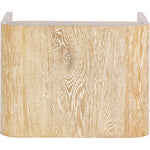 Cresthill Oak Wood Nightstand in White