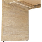Cresthill Oak Wood Nightstand in White