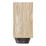 Cresthill Oak Wood Nightstand in White