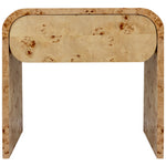 Cresthill Burl Wood Nightstand in Natural